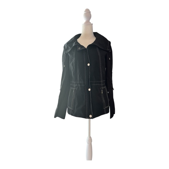 Guess Jackets & Blazers - Guess Black Utility Jacket Quilted Weather-Resistant